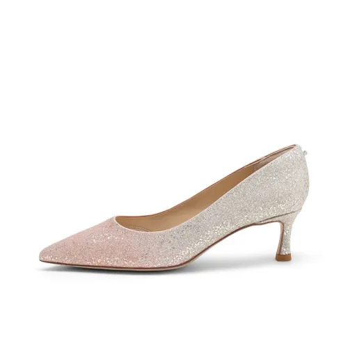 7or9 Розовый Ледяной Узкий каблук Высокие каблуки 5 см Женские