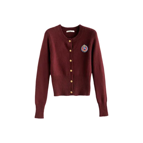 Tonlion Темно-бордовый цвет Женский трикотаж