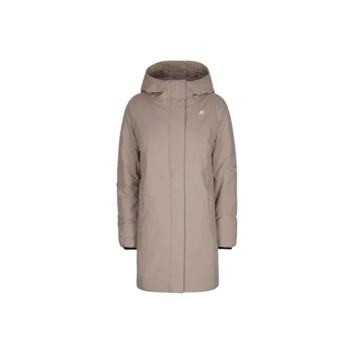 K WAY Бежевый Женские Куртки