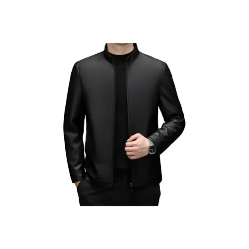 OGQG Мужские кожаные куртки