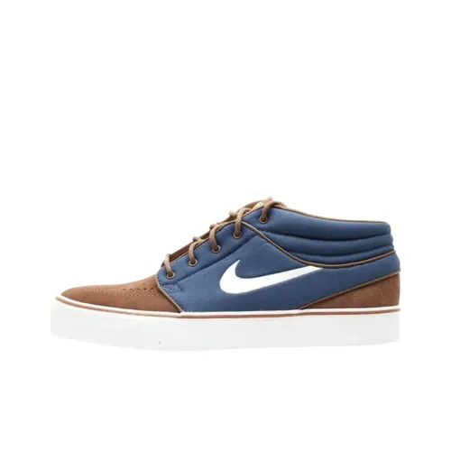 Nike ZOOM STEFAN JANOSKI Скейтборд Кроссовки Мужские Синие Коричневые