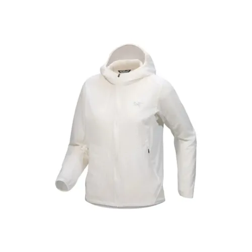 Arcteryx Abrasion Resistant Легкий Дышащий Водонепроницаемый And Ветрозащитный Ветровка Унисекс Полярный белый