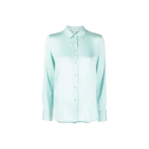 VINCE Blue Women's Shirts VINCE Синий Женские Рубашки