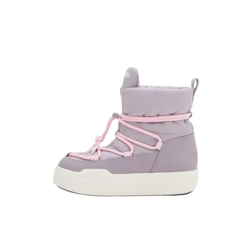 MOON BOOT Парк MID Топ Детские зимние сапоги Фиолетовый Детский