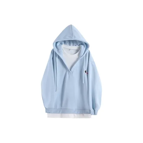 KYKW Светло-синие женские свитшоты