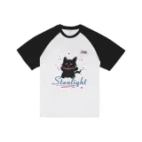 Белый, черный, электрический, кошка