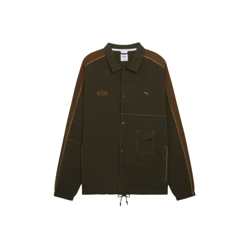 PUMA T7 Темно-оливковая мужская куртка