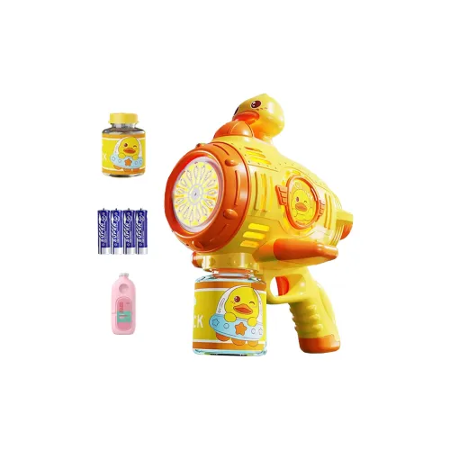 TAOQIYA Электрический Ручной Милый Утка Gatling Полностью автоматический MULTI Hole Пузырьки Пистолет Защищенный от утечек Дизайн Пузыри