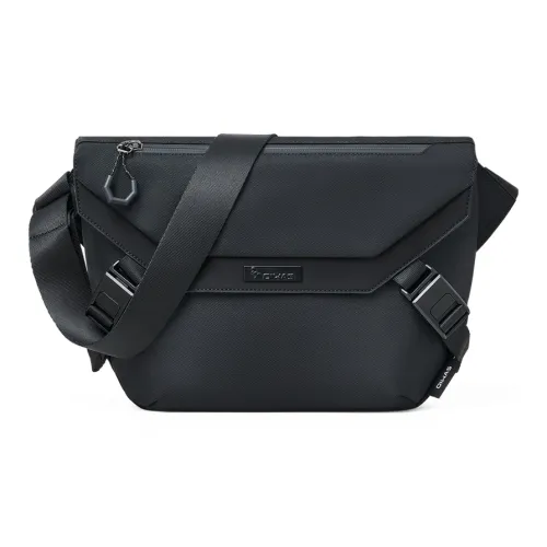 OIWAS Сумка через плечо унисекс черного цвета