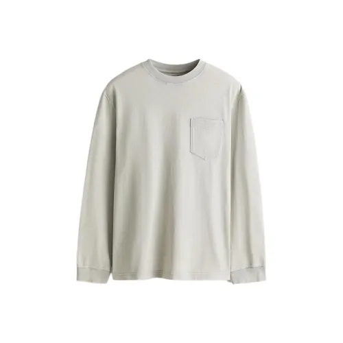 H M Светло-зеленые Мужские T-рубашки