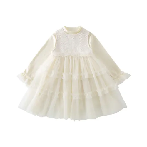 PROTECTCAMEL Светло-абрикосовые Платья для дошкольников