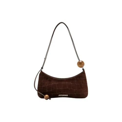 Jacquemus Le Bisou Замша Сумка через плечо Сумка на плечо Женская Коричневая