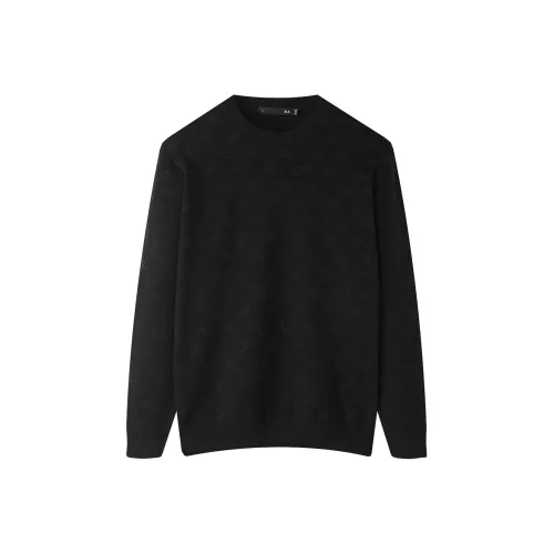 HLA Черный узор 65 Мужской трикотаж