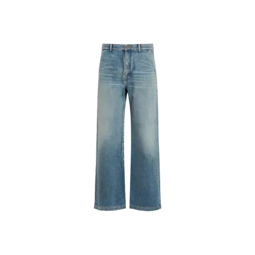 SAINT LAURENT Blue Men's Jeans SAINT LAURENT Синий Мужские Джинсы