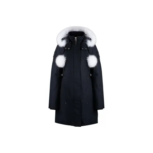 Moose Knuckles Пуховик Зимний Женский Морской Синий