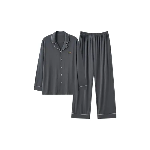 JINXU Серый Мужской Пижамный Комплект