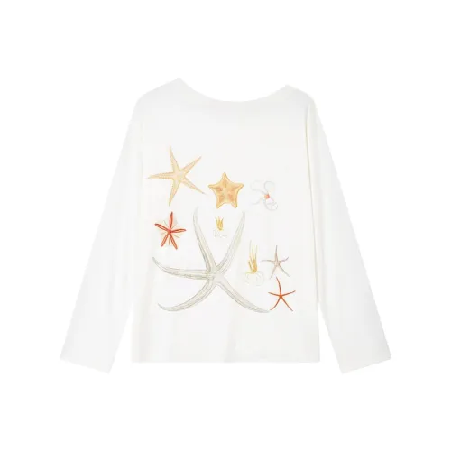 Nathania Белые Женские Футболки