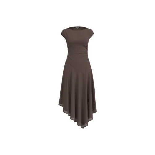 URBAN REVIVO Короткое платье с короткими рукавами женское