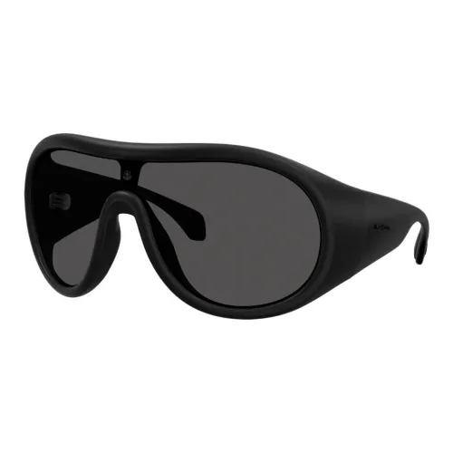 Moncler Вакуумно-формованные Авиатор Солнцезащитные очки Унисекс Черный