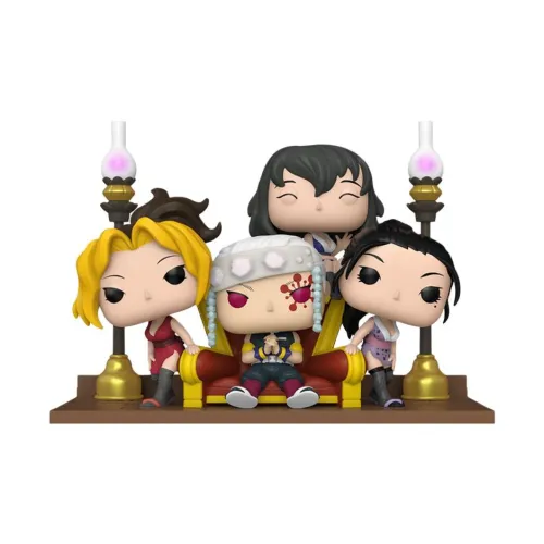 Funko Demon Slayer Kimetsu No Yaiba Журавль Сумика Моку Тенген Узуй и его жены Версия люкс Фигурки в стиле чиби