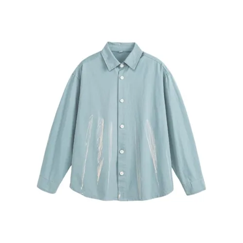 UKTK Синий Мужская Рубашка