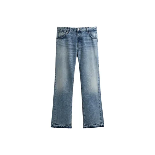 ZARA Medium Blue Men's Jeans ZARA Средне-синие мужские джинсы