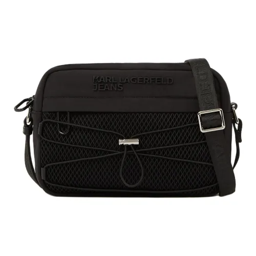 Сумка через плечо из полиуретана Karl Lagerfeld Мужская Черная