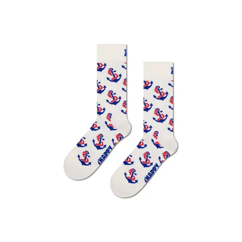 Happy Socks Белые Унисекс MID Носки до икры