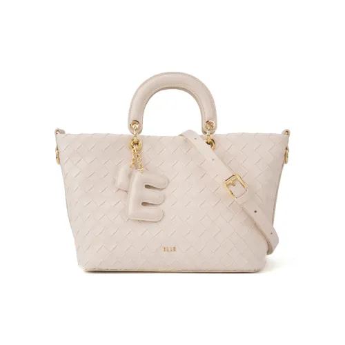 ELLE Синтетическая кожа Тоут Одно плечо Сумка Обычный Women's White Коричневый Черный