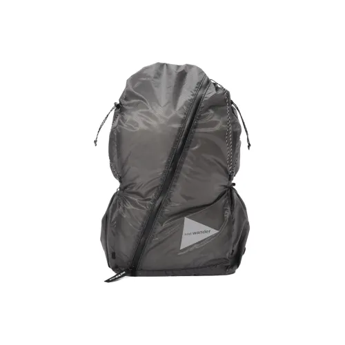 And Wander Nylon Рюкзак Унисекс Серый
