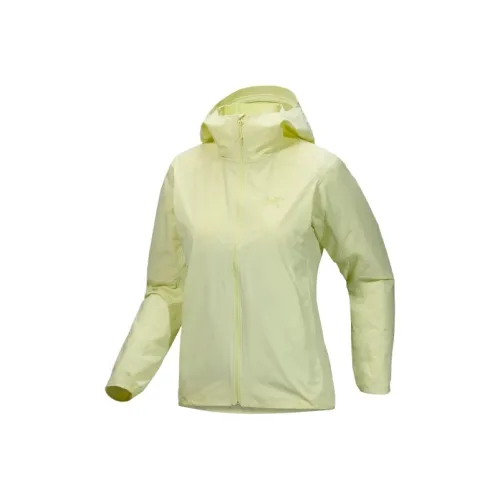 Arcteryx Износостойкий Дышащий Быстросохнущий Водонепроницаемый Ветрозащитный Ветровка Унисекс Ярко-желтый