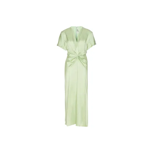 VICTORIA BECKHAM Короткое платье с короткими рукавами женское