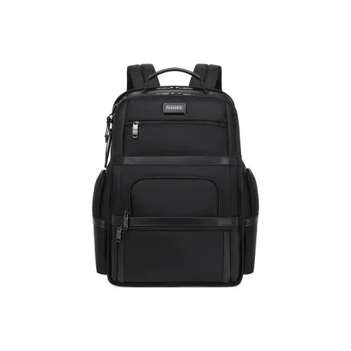 PESASRIE Композитная ткань микрофибра рюкзак стандартный мужской черный