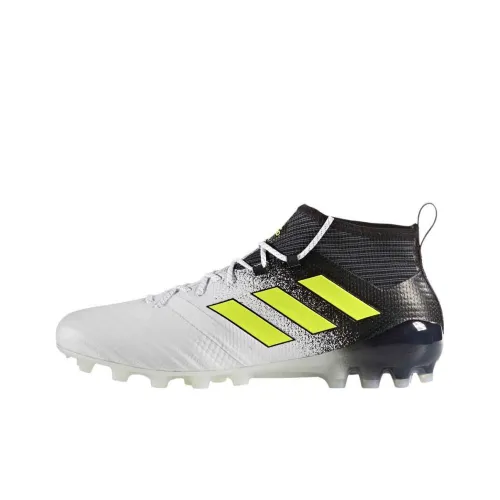 Adidas ACE 17,1 AG Искусственная трава Противоскользящие Устойчивые к истиранию Футбольные бутсы Мужские Белый Черный