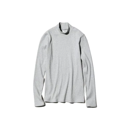 UNIQLO Серый Женский Трикотаж