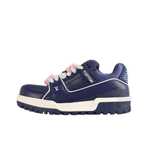LOUIS VUITTON Trainer Maxi Low Топ Повседневная обувь Мужская Темно-синий