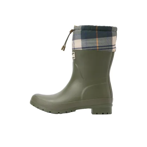 BARBOUR Mowbray Wellingtons Водонепроницаемые Резиновые сапоги Женские Зеленые