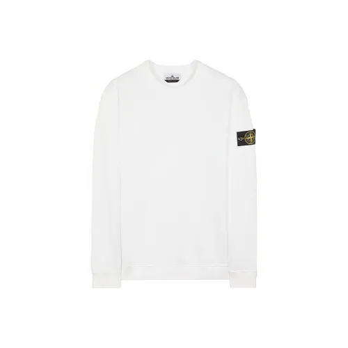 STONE ISLAND Толстовка Мужская Белая