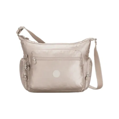 Kipling Полиэстер Сумка через плечо Средняя Женская Светло-розовая