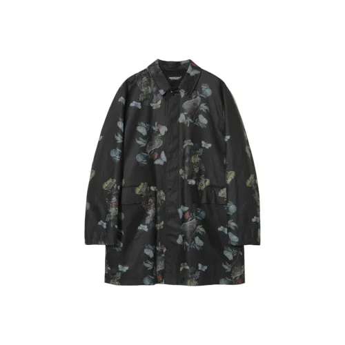 UNDERCOVER Черное Мужское Пальто