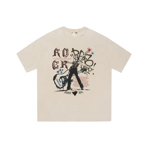 HUANQIU Короткий рукав T-рубашки унисекс