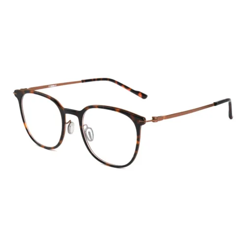 SHERO EYEWEAR Чистый титан Хлопок Янтарный Круглые Оправы для очков Унисекс