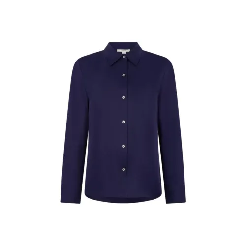 VINCE Темно-синие женские рубашки