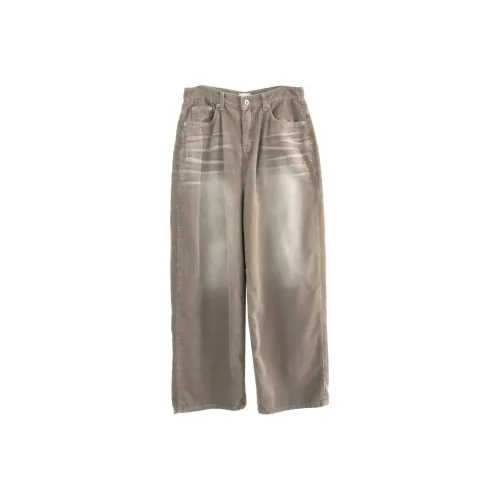 LOWEAR Кошка Щетка Вельвет Maxi Брюки Повседневные брюки Женские