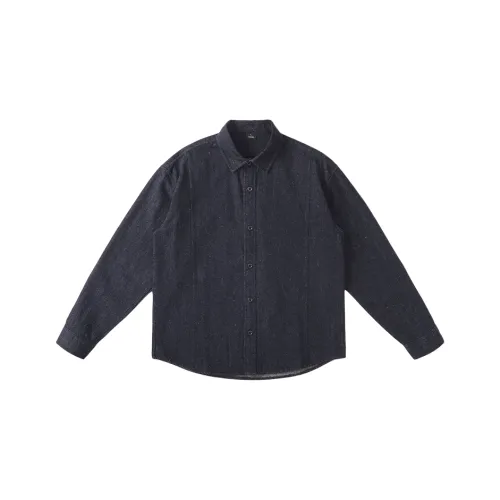 Xiyue Linen Blue Men's Denim Jackets