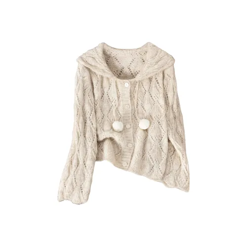 Cypress House Цветочный Бежевый Верблюжий Женский Трикотаж