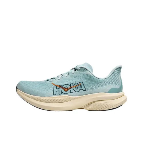 HOKA ONE ONE MACH 6 Дышащие Поддерживающие Беговые Кроссовки Мужские Синие