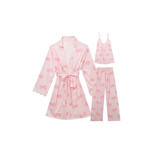 MIMOSA CHUR Розовый Бант Женские Пижамные Комплекты