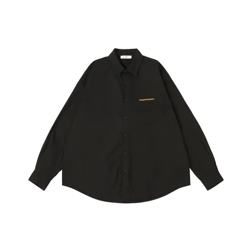 SQQZ Project Веселье Универсальный Свободный крой Рубашка Форма Унисекс