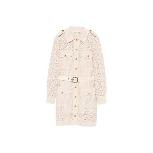 Zimmermann FW25 Длинное платье с длинными рукавами женское